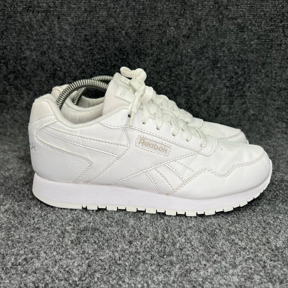 Reebok Classic Harman Run Sneakers Women's 9 White Leather Retro‎ Athletic Shoes